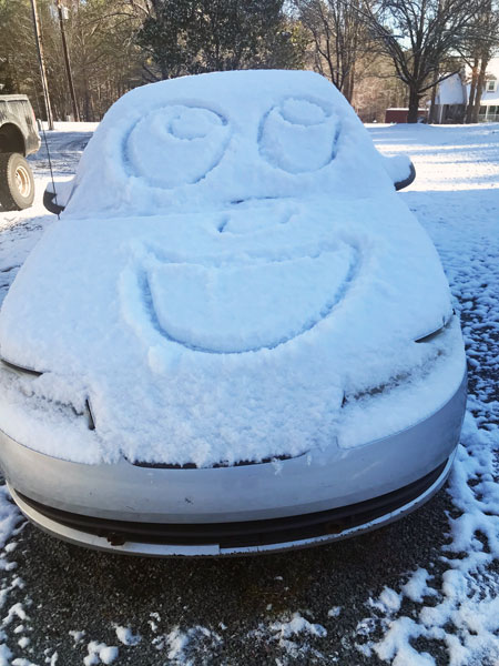  faces on the two RV Gypsies car